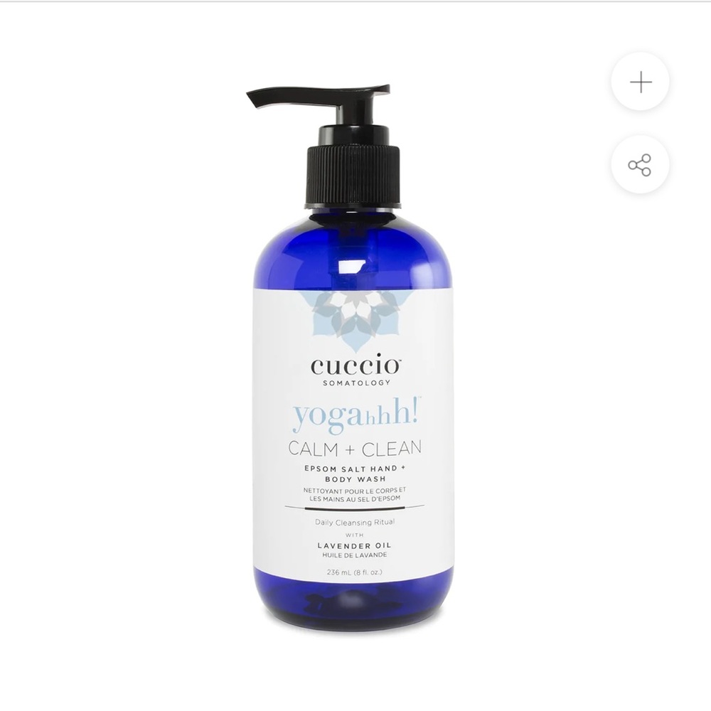 Cuccio Somatology, Yogahhh! Calm+Clean Epsom Salt Hand + Body Wash
